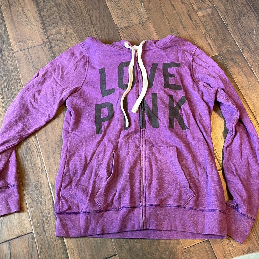 Victoria’s Secret PINK hooded jacket - purple - L